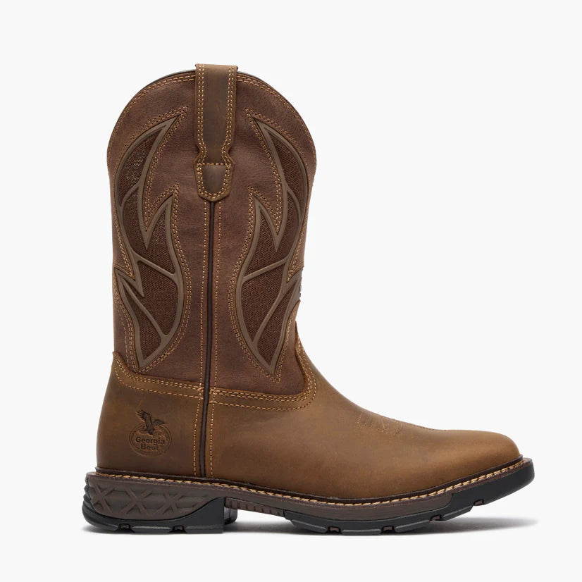 Georgia Boot Men Carbo-Tec FLX 11" Pull-On Alloy Toe Work Boot GB00736