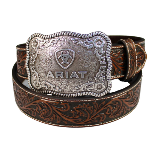 Ariat Leather Handtooled Belt