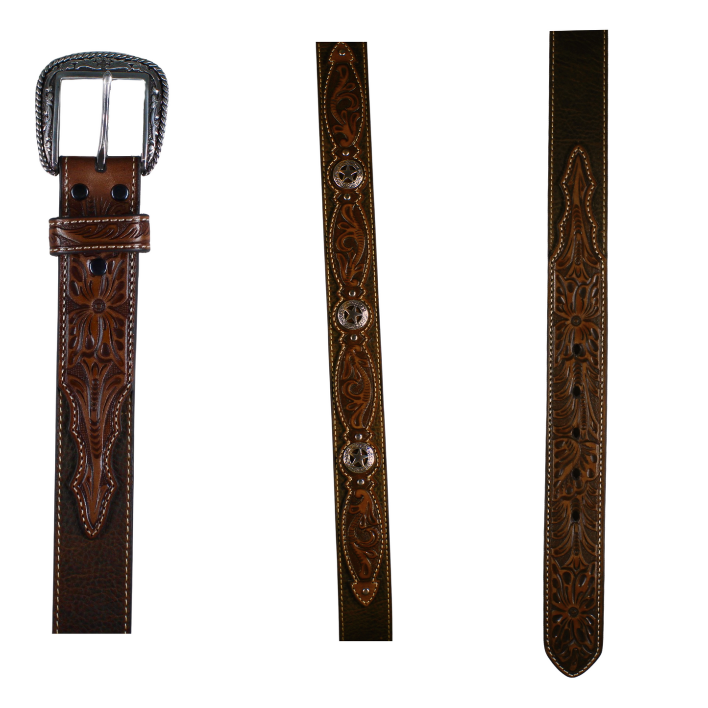 Ariat Leather Handtooled Belt