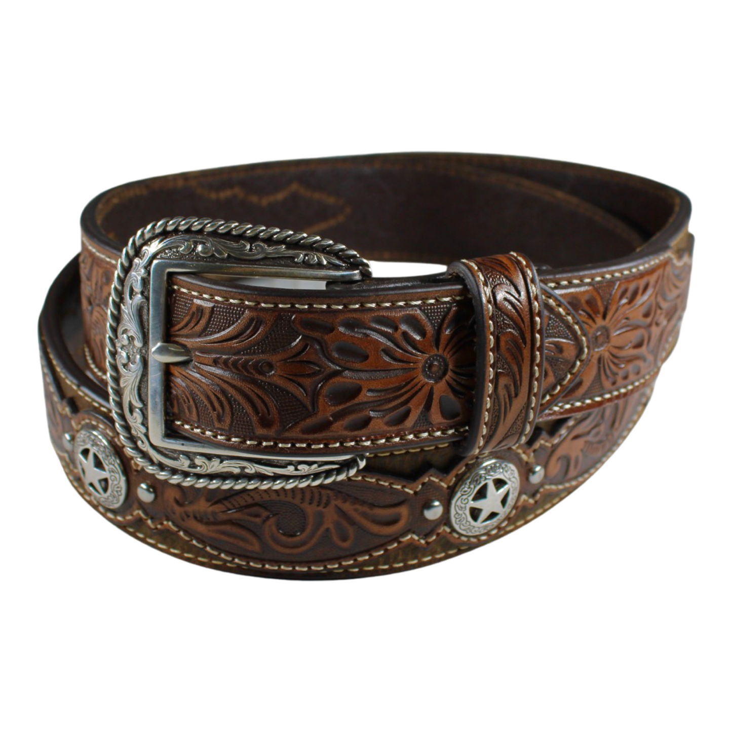Ariat Leather Handtooled Belt
