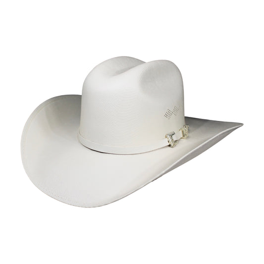 An R-8 tombstone straw hat.