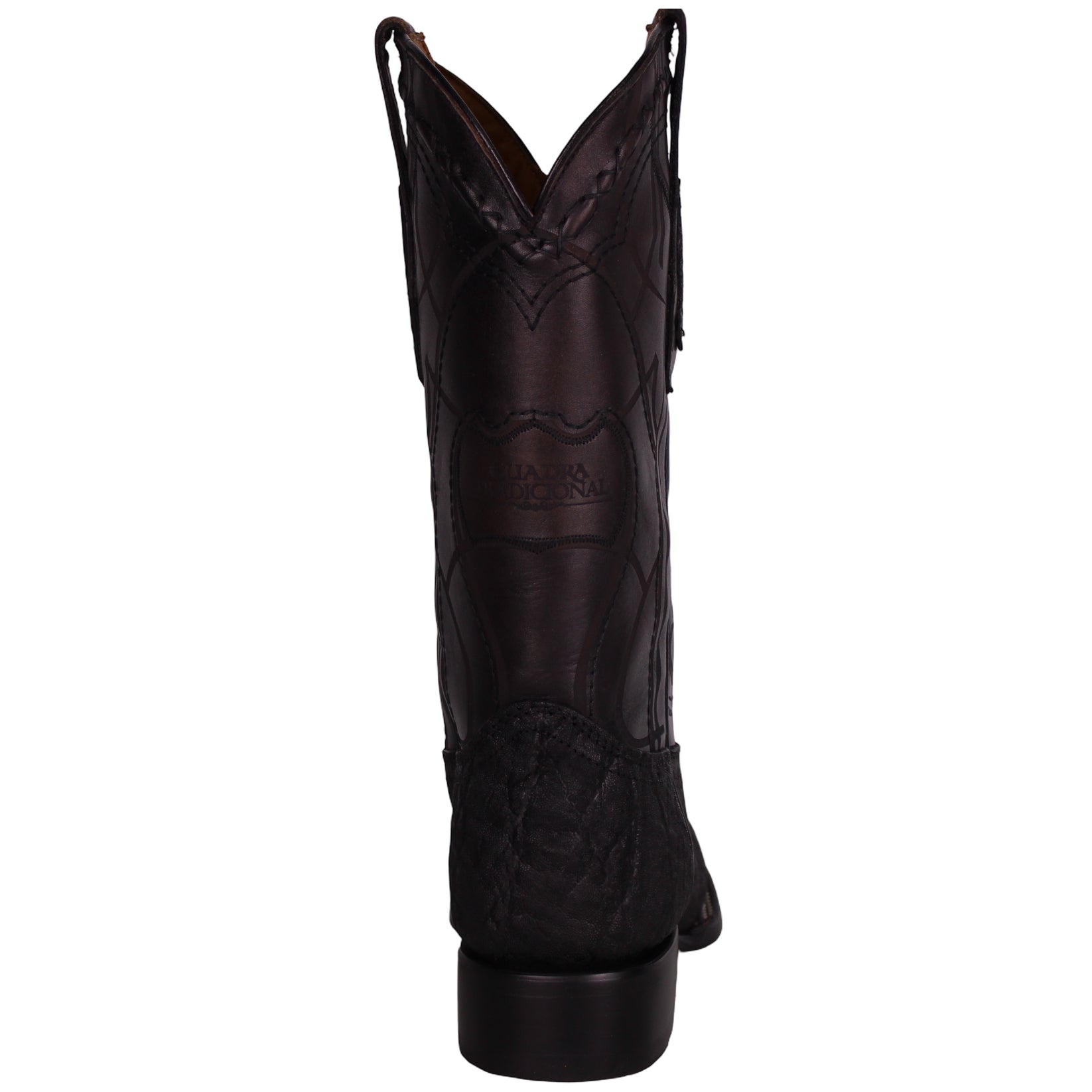 Cuadra MN Elephant Square Toe Boot 3Z1OEL Black