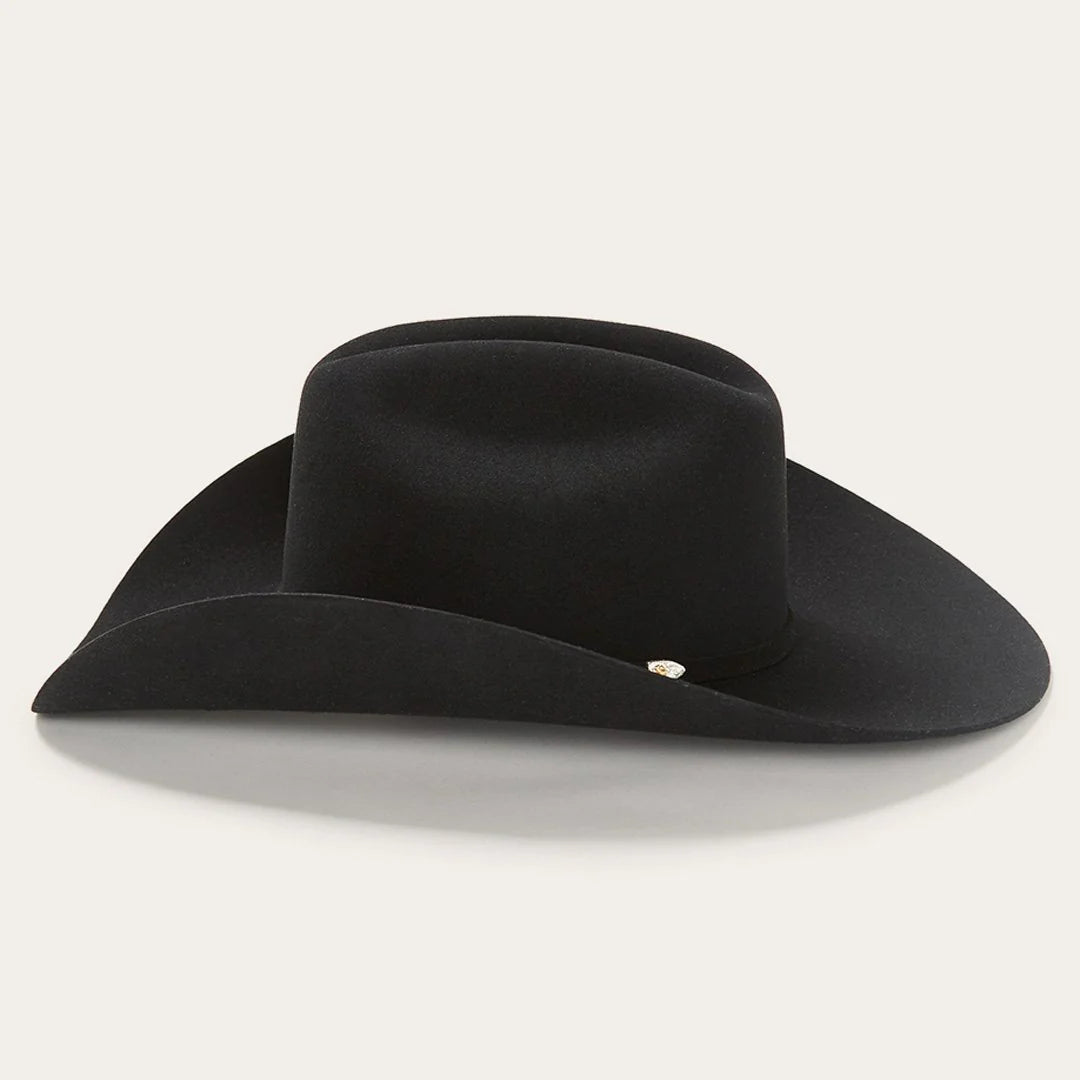 4x Stetson: 72 Black Brenham Felt Hat