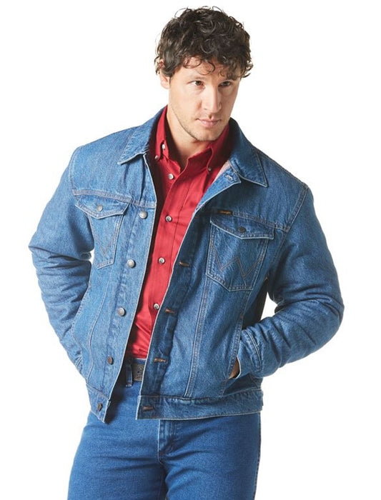 Wrangler Men's Serape Lined Denim Jacket