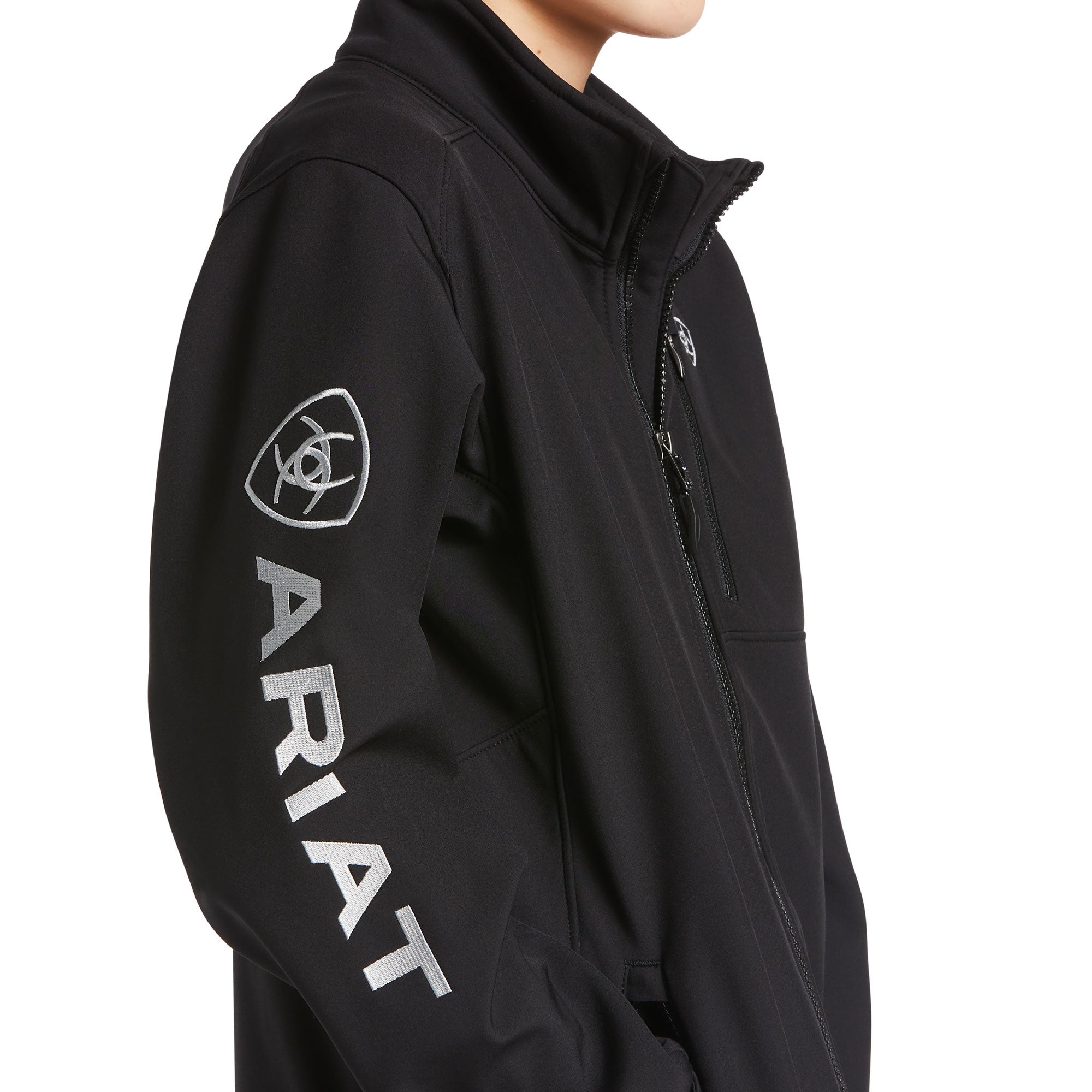 Ariat Kids Logo 2.0 Black Softshell 10030212 Jacket