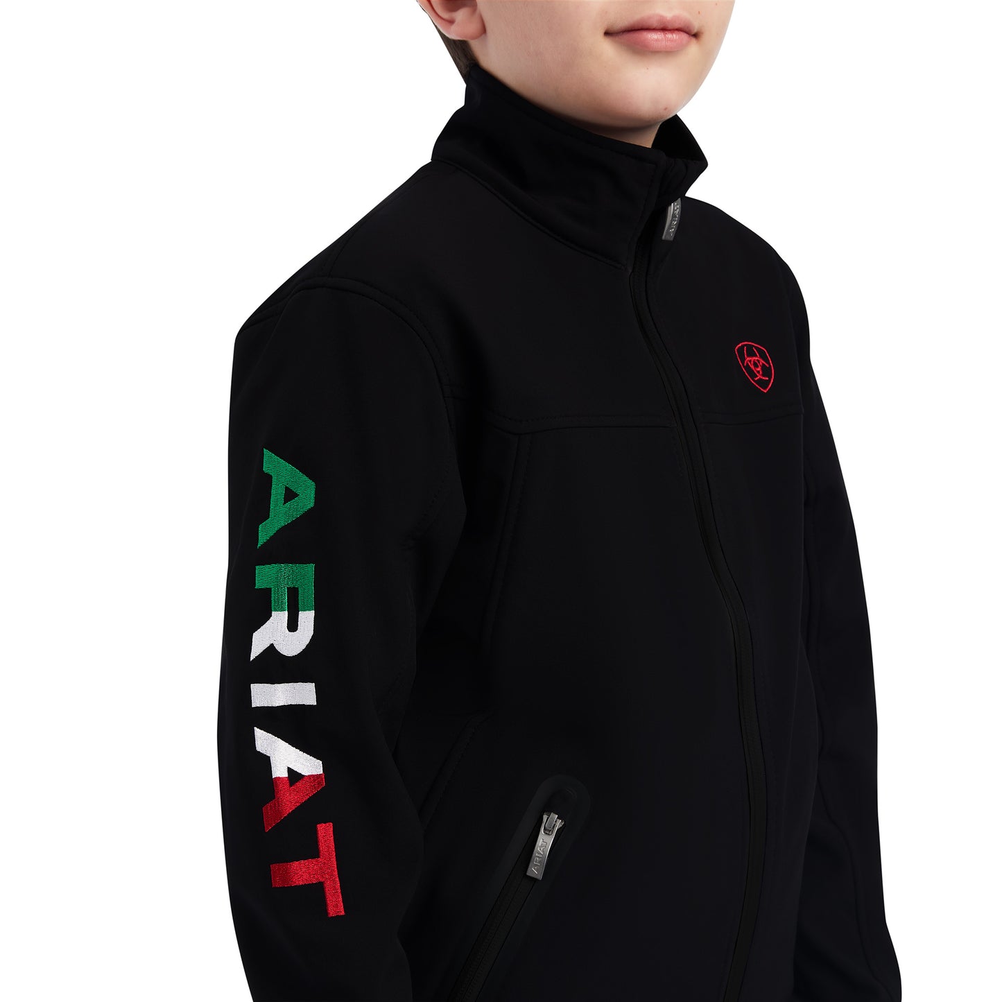 Ariat Kids New Mexico Team Softshell Brand Jacket