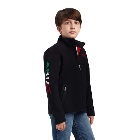 Ariat Kids New Mexico Team Softshell Brand Jacket