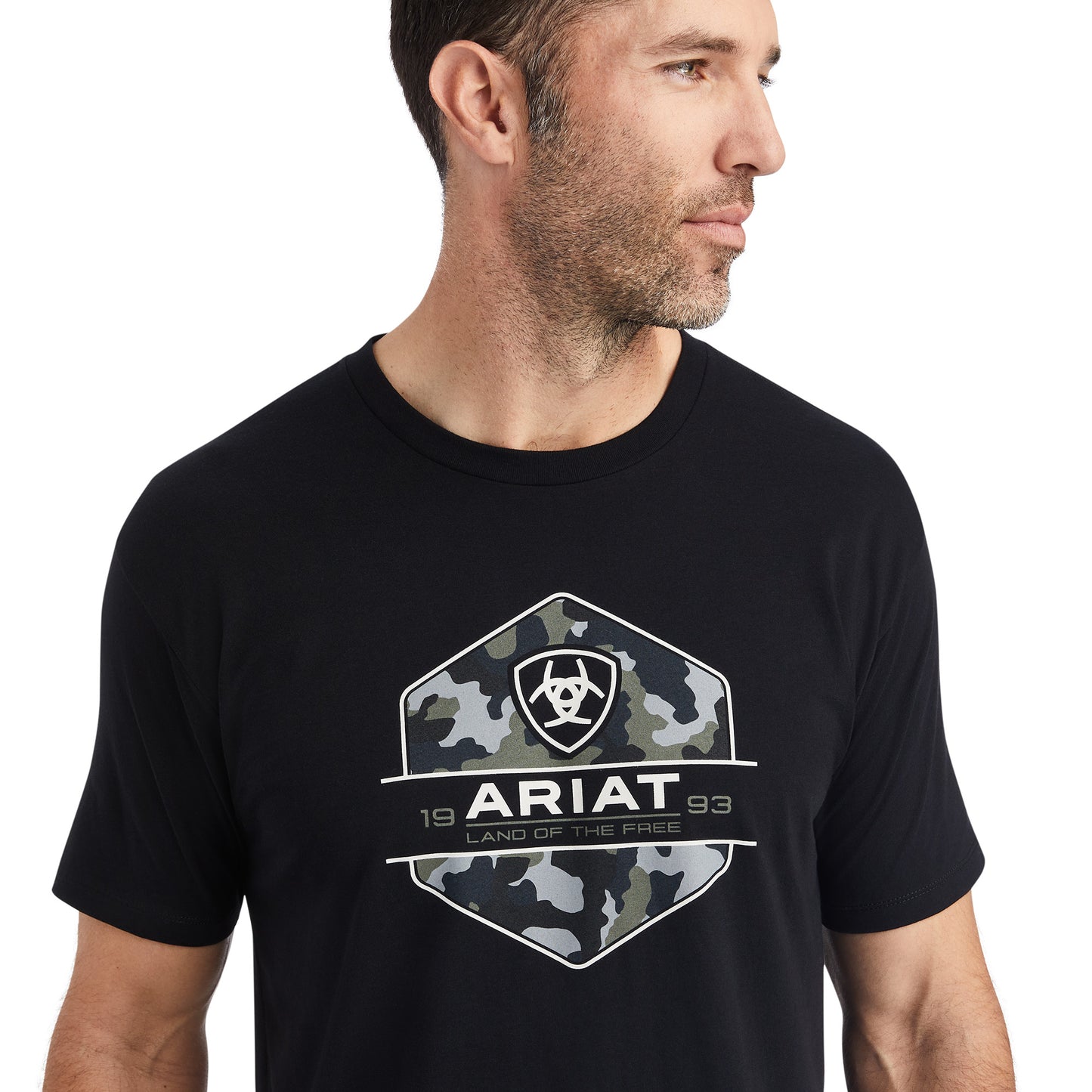 Ariat Men Camo Badge T-Shirt
