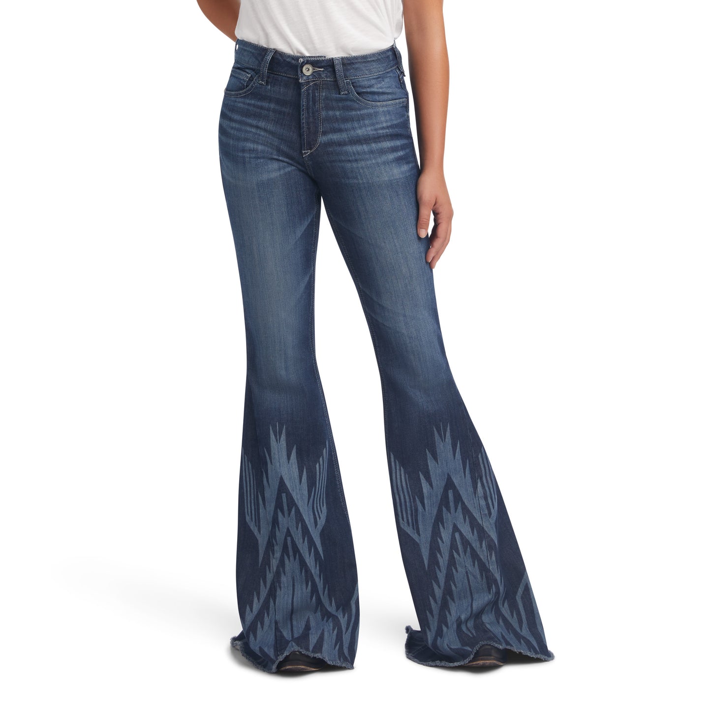 Ariat Women High Rise Chimayo Extreme Flare Jean