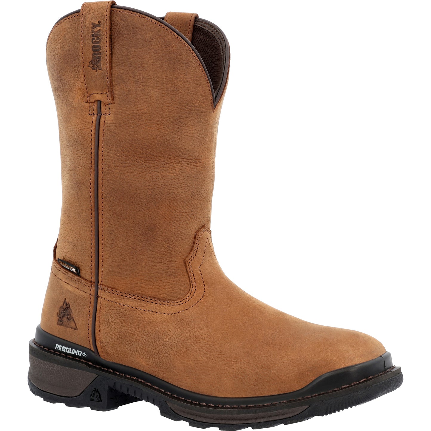 Rocky Men Rams Horn Western Work Boot