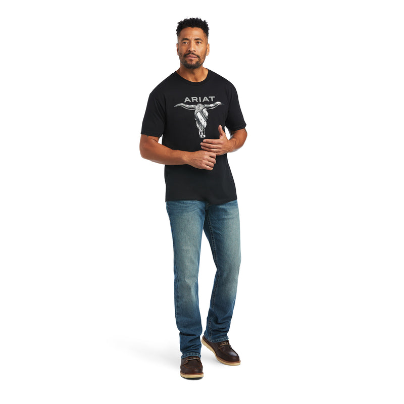 Ariat Men Steer Skull USA T-Shirt