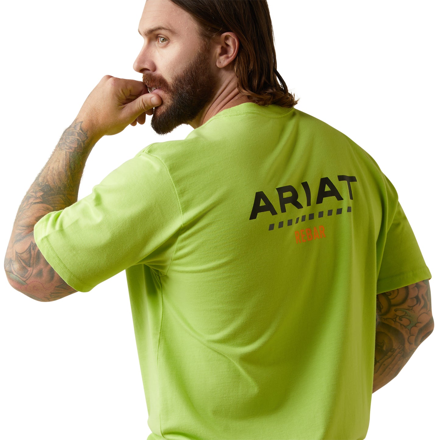 Ariat Men Rebar Cotton Strong Logo T-Shirt 10043487