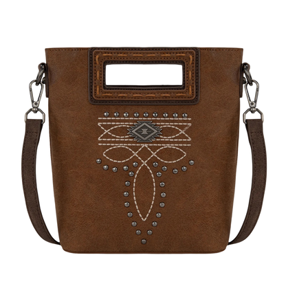 Montana West WMN Cut-Out Embroidered Top Handle Crossbody MW1325-8360BR