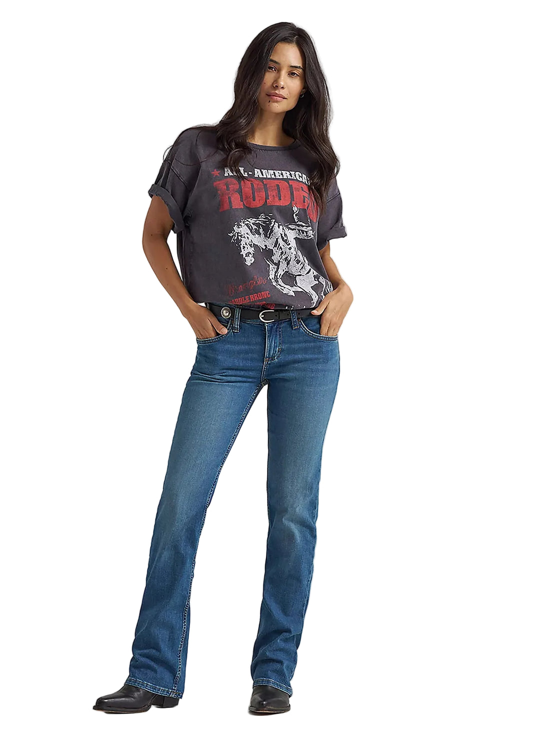 Wrangler Women Retro Mae Mid Rise Bootcut Jean 09MWZKN