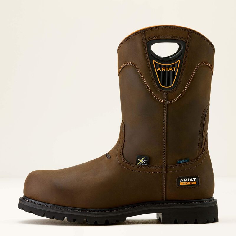 Ariat Men 10063852 Longview Shock Shield MetGuard Waterproof Composite Toe Work Boot