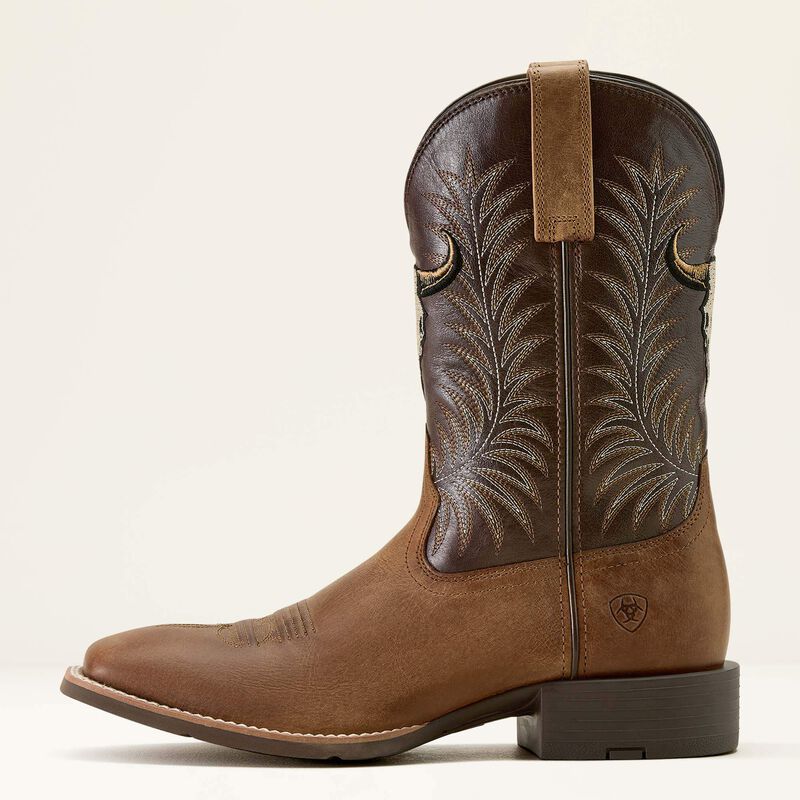 Ariat Men 10064053 Sport Steer Skull Cowboy Boot