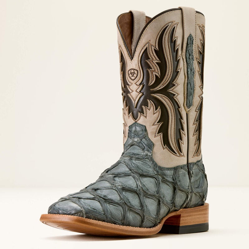 Ariat Men Pirarucu Ashwood Wide Square Toe Cowboy Boot 10072898