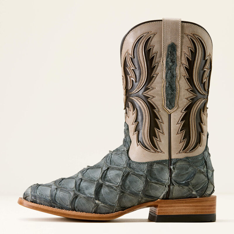Ariat Men Pirarucu Ashwood Wide Square Toe Cowboy Boot 10072898