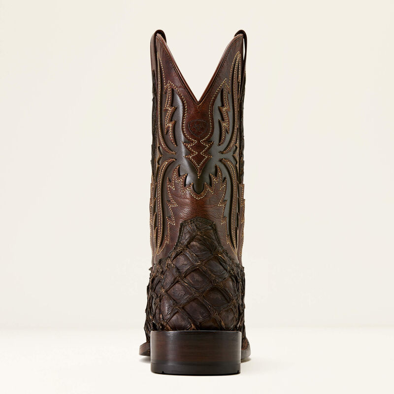 Ariat Men Pirarucu Ashwood Wide Square Toe Cowboy Boot 10072899