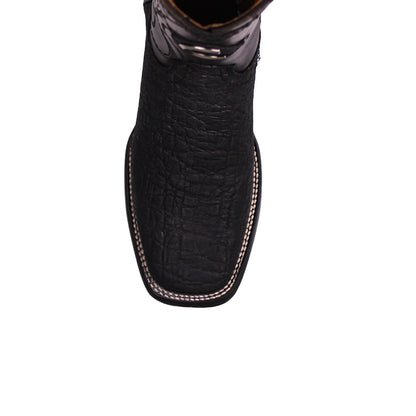 Cuadra MN Elephant Square Toe Boot 3Z1OEL Black