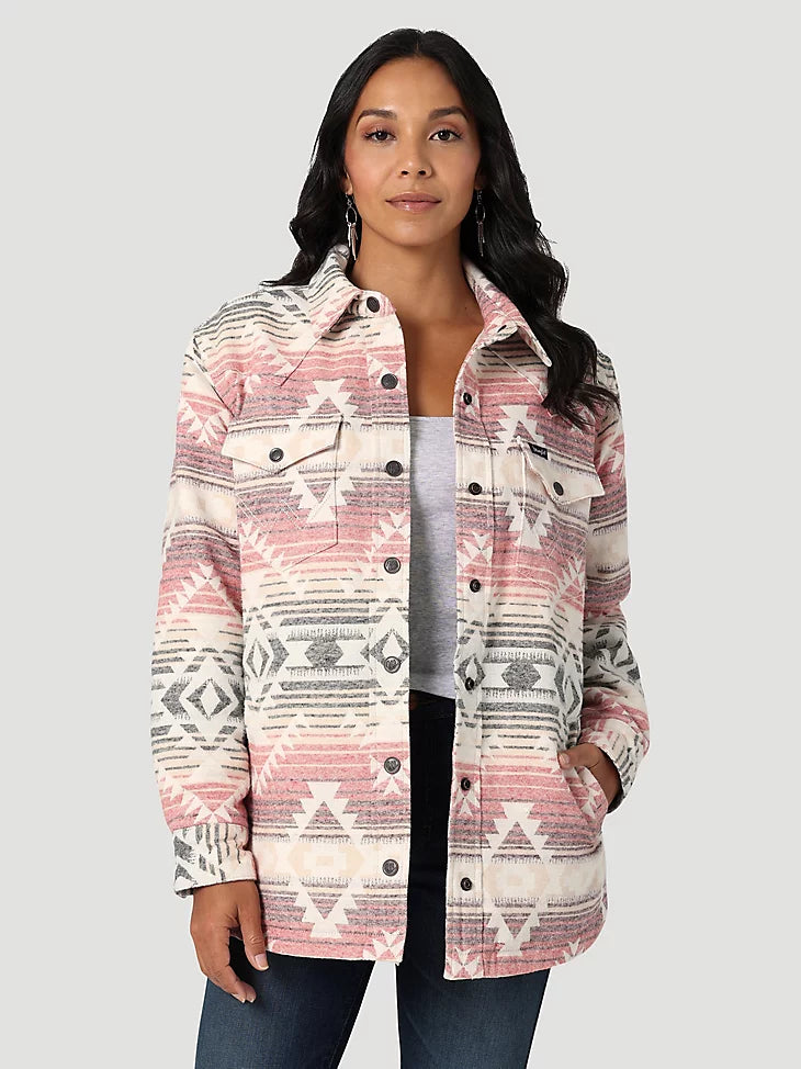 Wrangler Women Southwestern Print Shacket