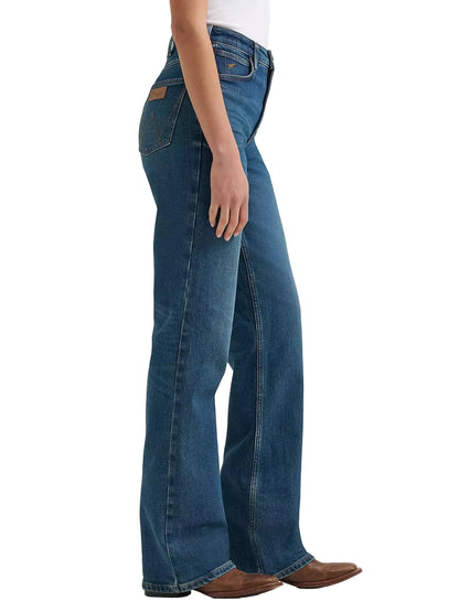 Wrangler Women High Rise Skylar Relaxed Bootcut Riding Jean  112367599