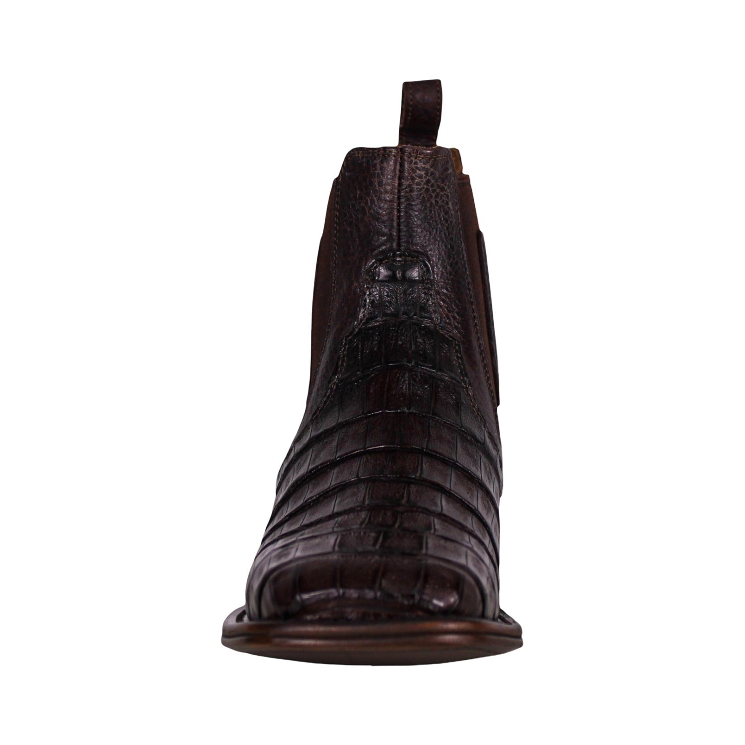 Cerrito MN Caiman Square Toe Ankle Boot IST098C Brown