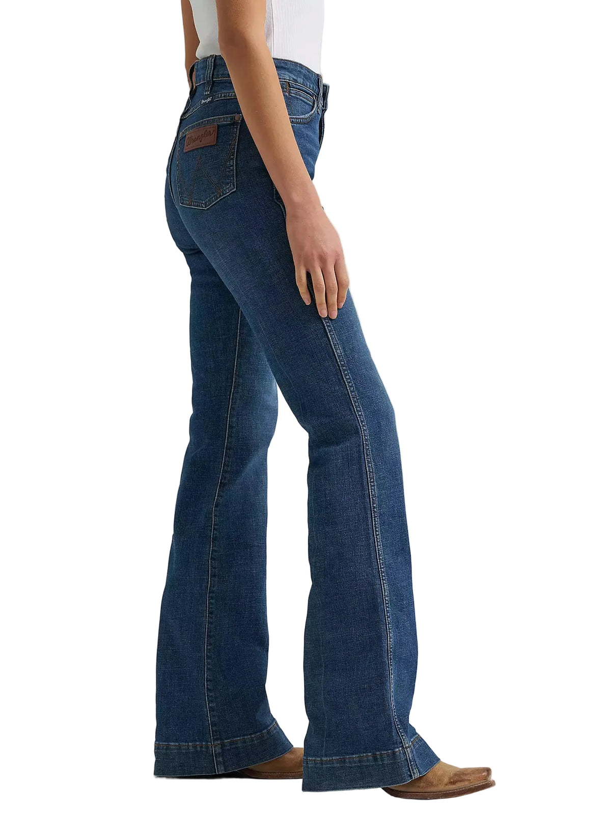 Wrangler Women Retro Bailey High Rise Trouser Jean 11MPEPS