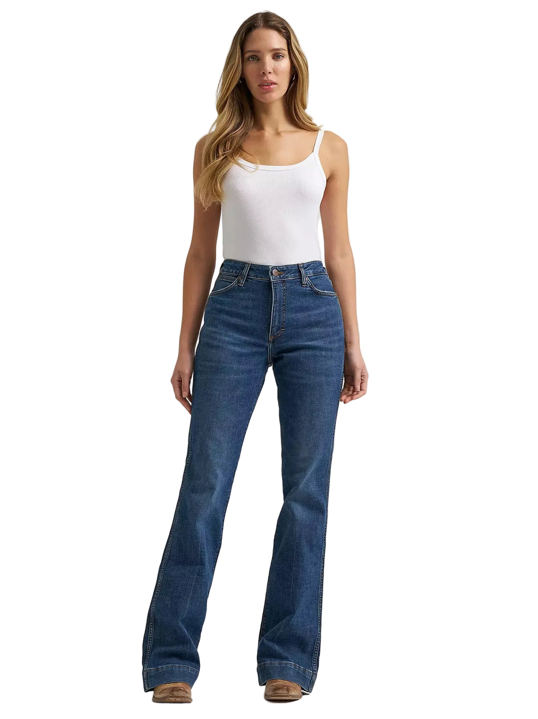 Wrangler Women Retro Bailey High Rise Trouser Jean 11MPEPS