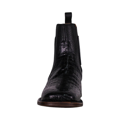 Cerrito MN Caiman Square Toe Ankle Boot IST097C Black