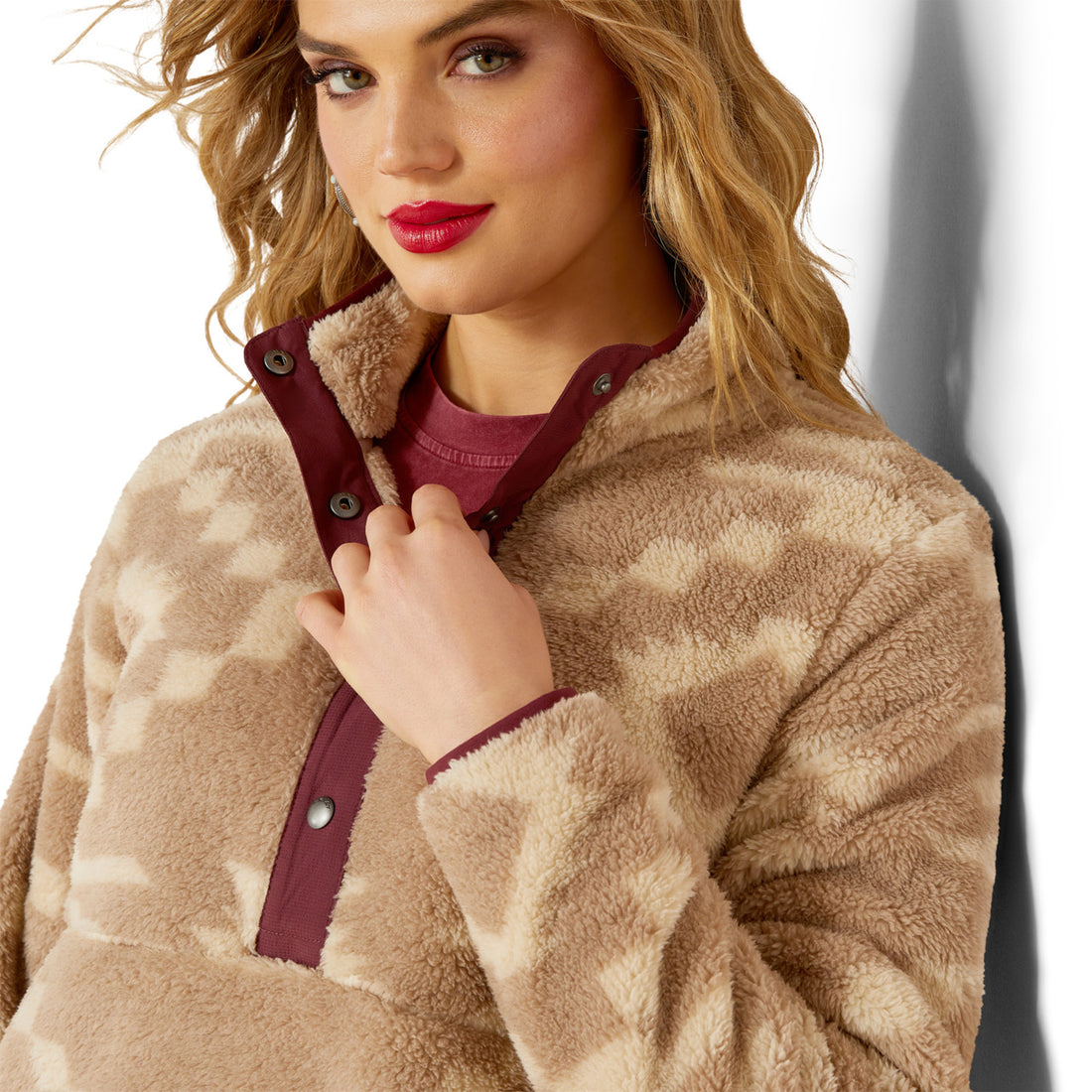 Ariat Women Berber Snap Front Sweatshirt 10062615