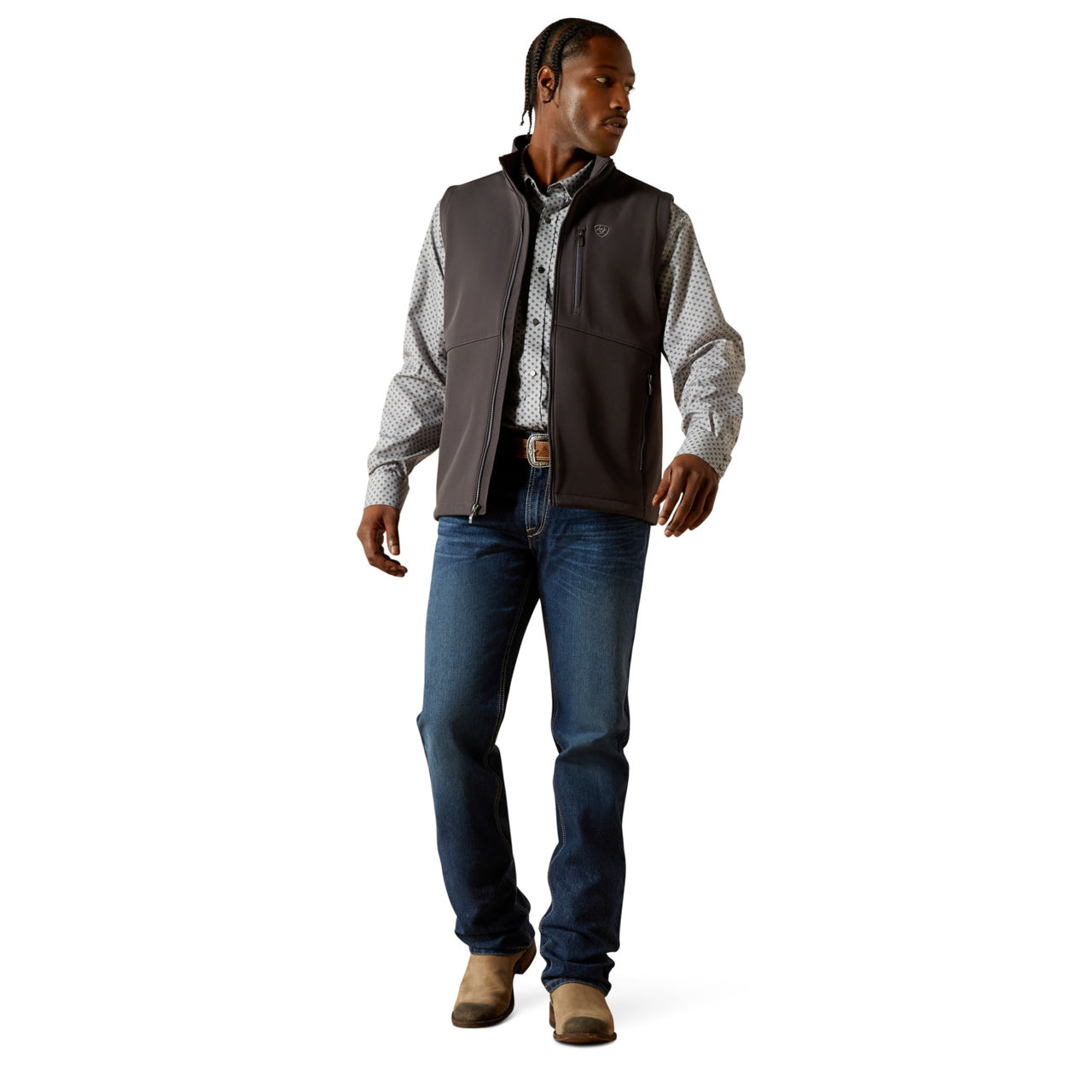 Ariat Men Logo Softshell Vest 10062589