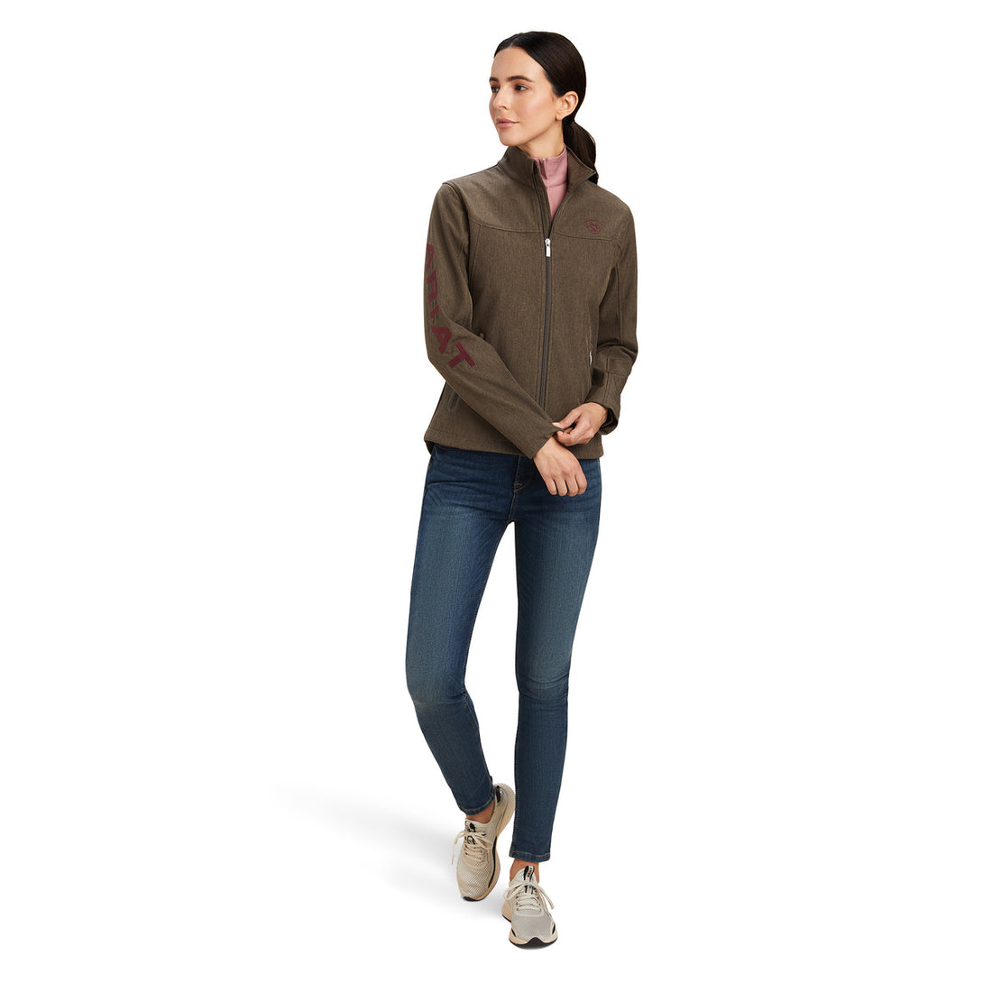 Ariat Women Softshell Banyan Bark Heather 10041282 Jacket