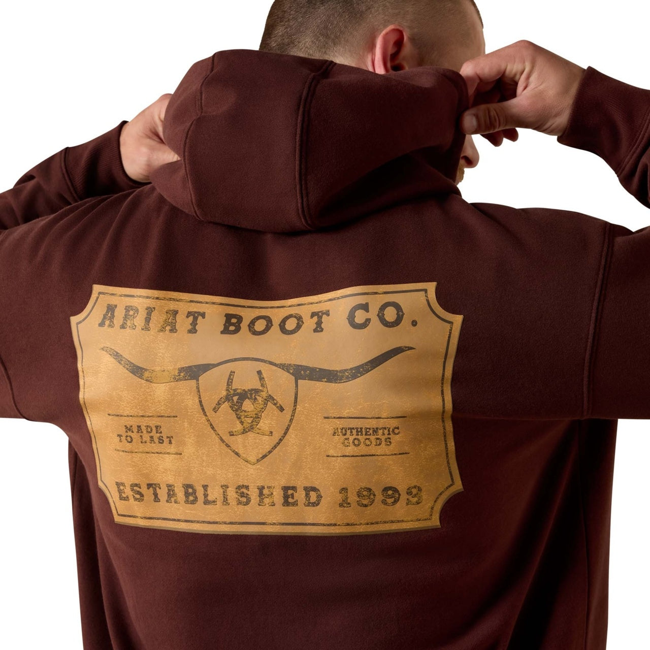 Ariat Men Shield Steerhead Hoodie 10073715