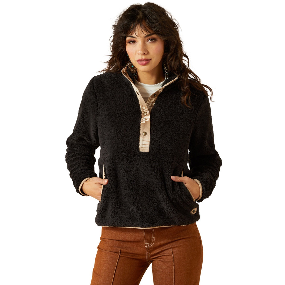 Ariat Women Berber Snap Front Sweatshirt 10062612