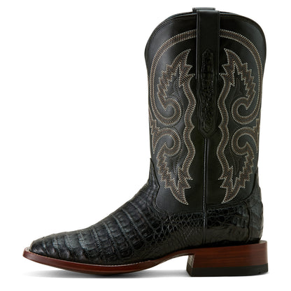 Ariat Men Classic Callen Caiman Wide Square Toe Western Boot 10063772