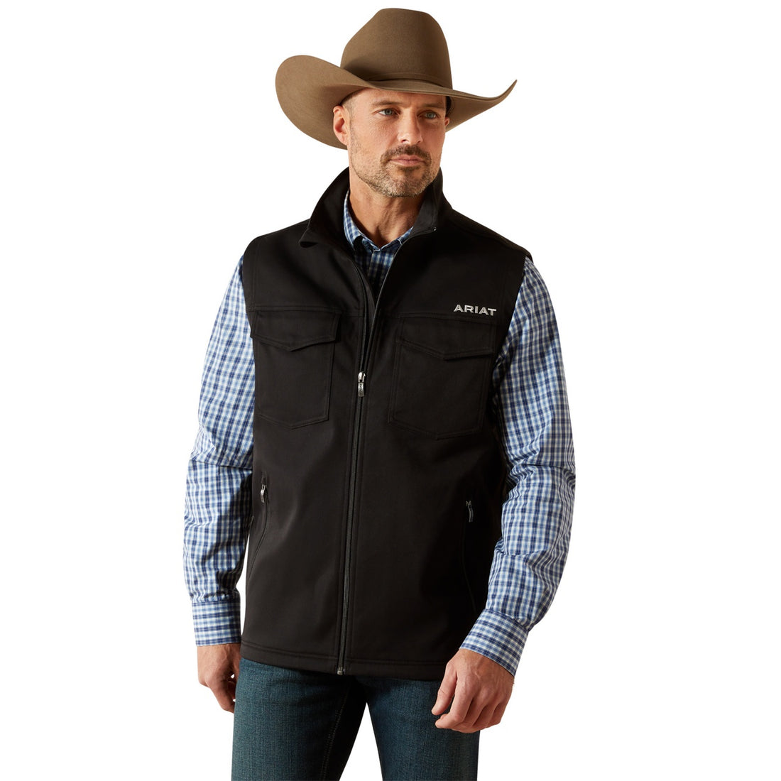 Ariat Men Sentinel Black Vest 10062822