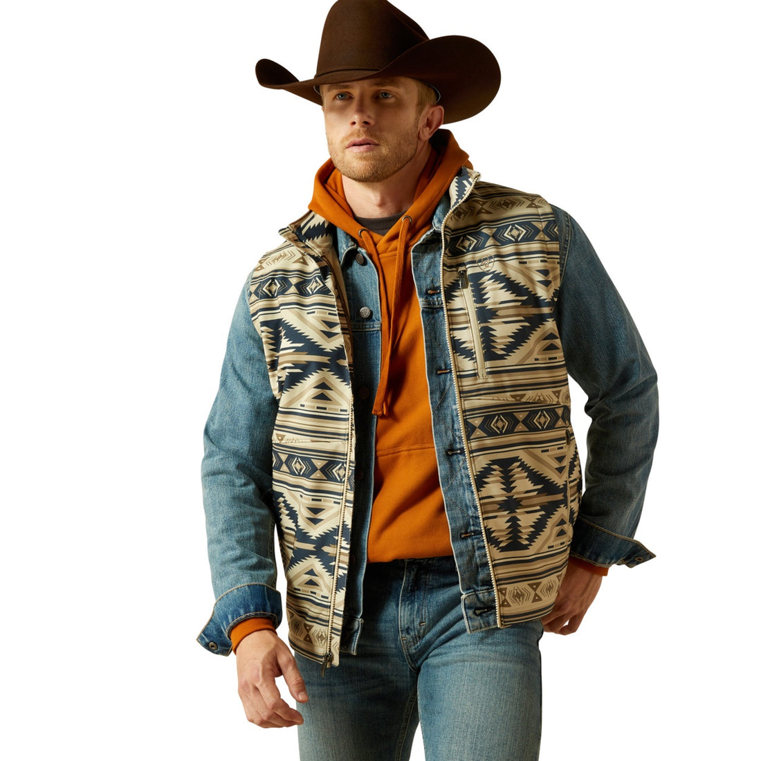 Ariat Men Logo Softshell Vest 10062590