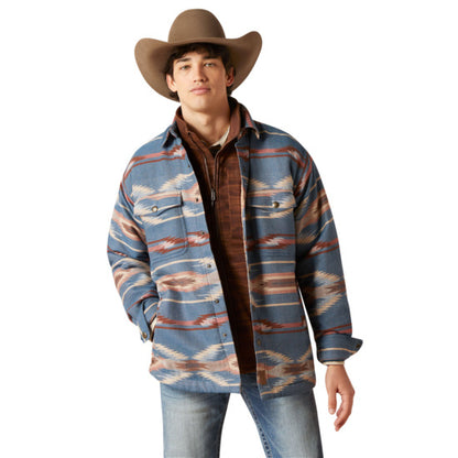 Ariat Men Retro Chimayo Shirt Sailor Blue 10046025 Jacket