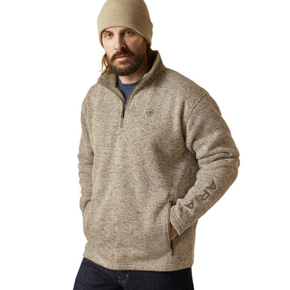 Ariat Men Caldwell Logo 1/4 Zip Sweater BGE 10073710