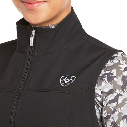 Ariat Women New Team Black Softshell Vest 10020762
