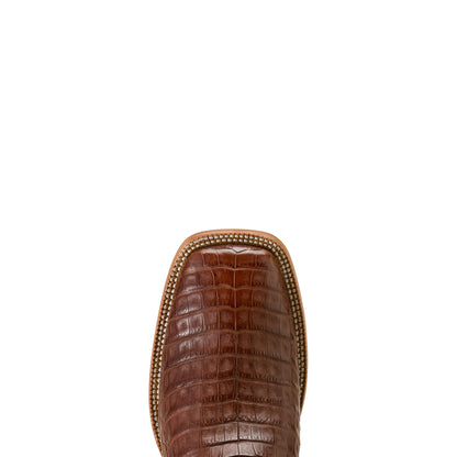 Ariat Men Classic Callen Caiman Wide Square Toe Western Boot 10063773