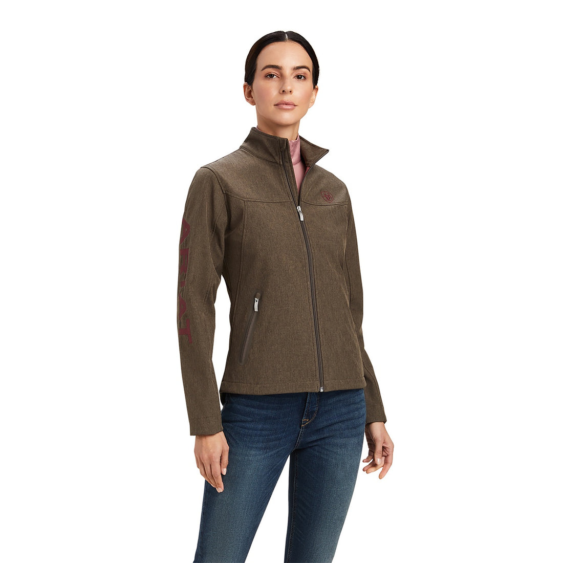 Ariat Women Softshell Banyan Bark Heather 10041282 Jacket
