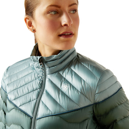 Ariat Women Ideal Down Iridescent Artic Silver 10046181 Jacket