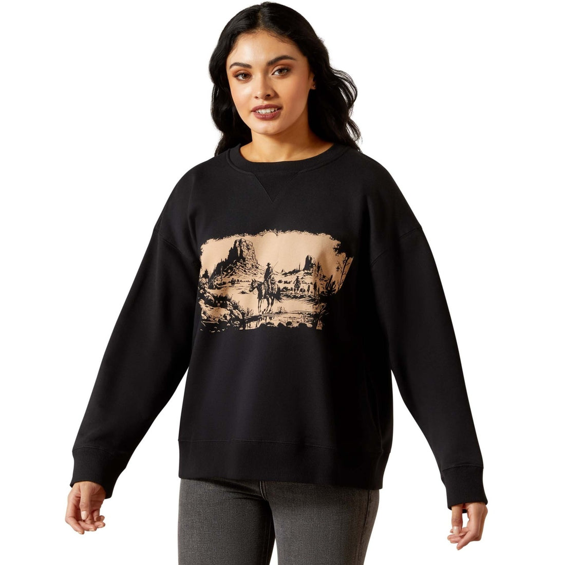Ariat Women Outlaw Oversized Sweatshirt 10065871