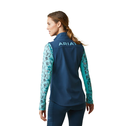 Ariat Women New Team Deep Petroleum Softshell Vest 10043466
