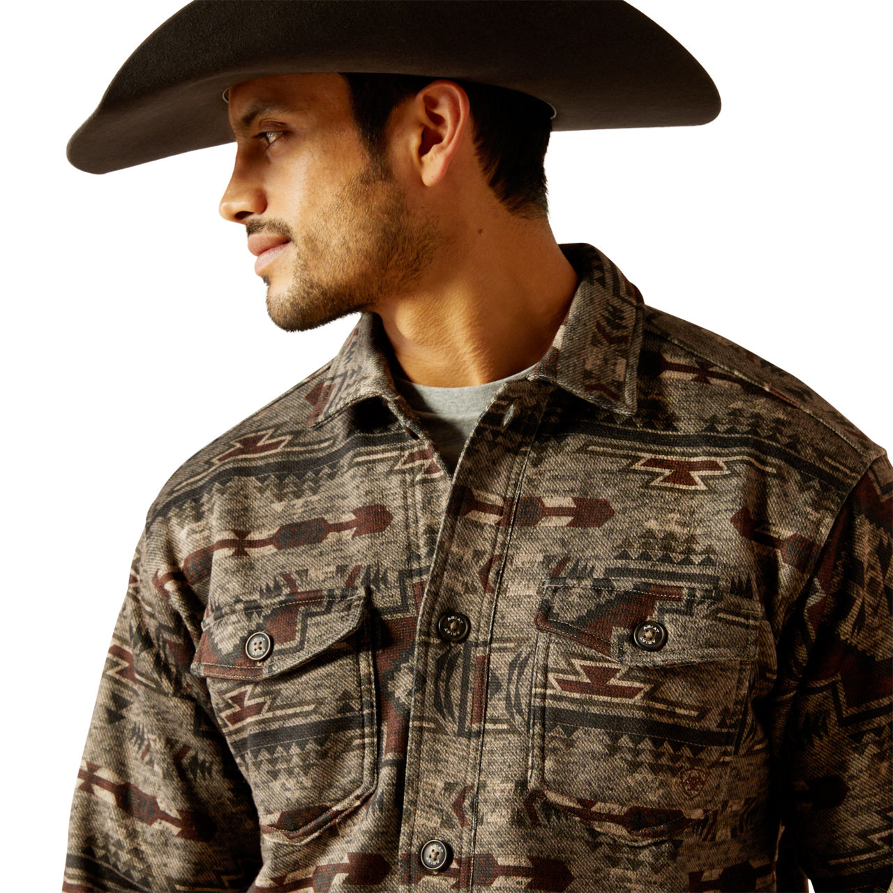 Ariat Men Caldwell Printed Shirt 10052781 Jacket