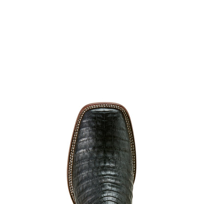 Ariat Men Classic Callen Caiman Wide Square Toe Western Boot 10063772