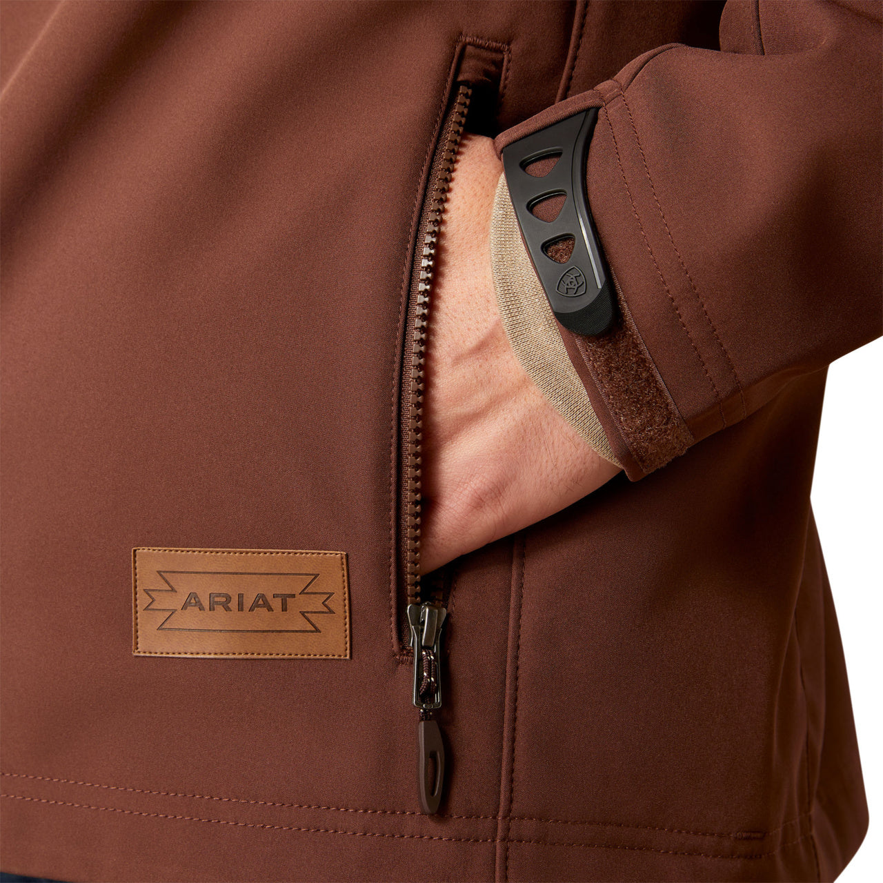 Ariat Men Logo 2.0 Shaved Chocolate Chimayo 10046022 Jacket