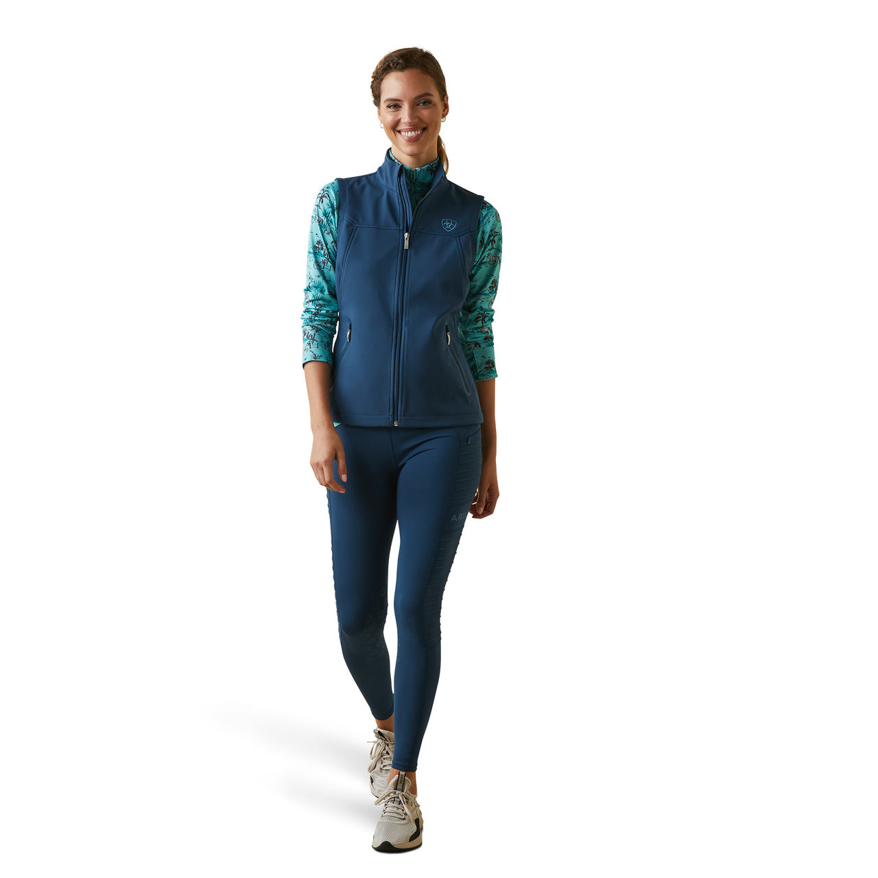 Ariat Women New Team Deep Petroleum Softshell Vest 10043466